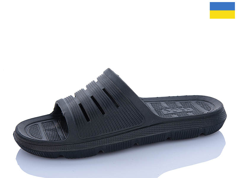 Шлепанцы RGP (41-45) 72 чорний (лето)