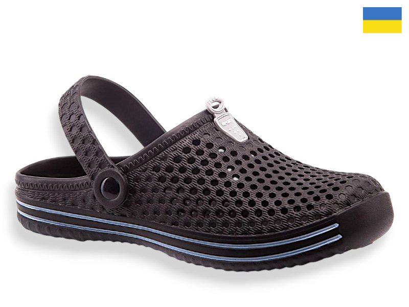 Кроксы Rai shoes (40-45) M206 чорний (лето)