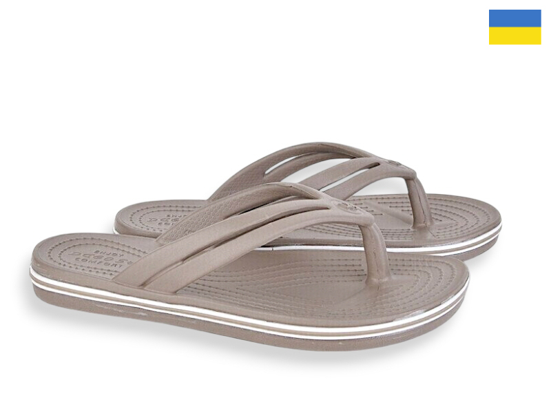 Шлепанцы Rai shoes (36-41) Вєтнамка жін.бежевий (лето)