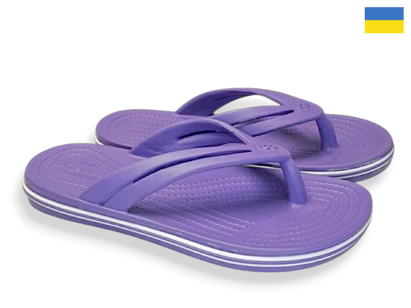 Шлепанцы Rai shoes (36-41) Вєтнамка жін.волошка (лето)