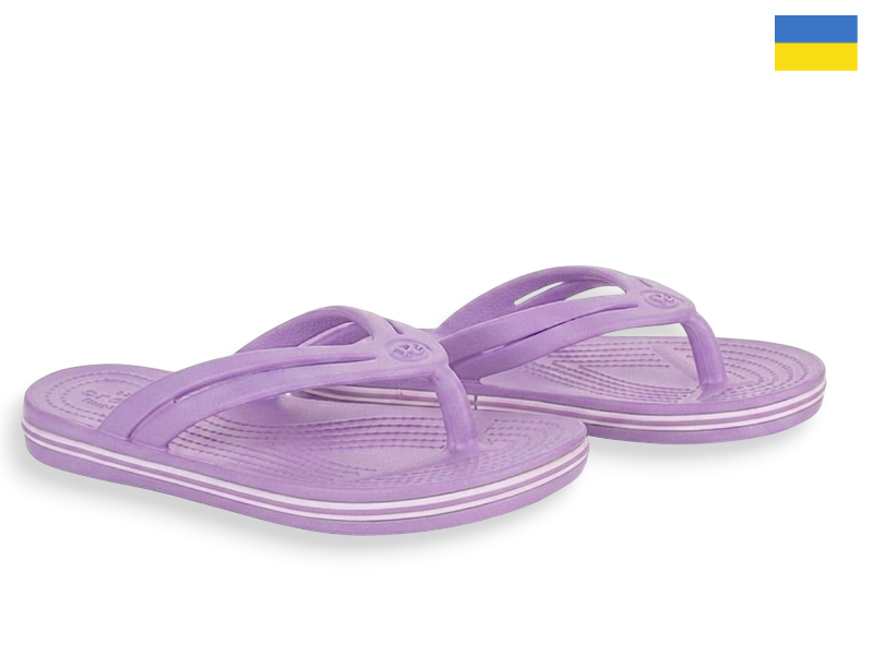 Шлепанцы Rai shoes (36-41) Вєтнамка жін.лаванда (лето)