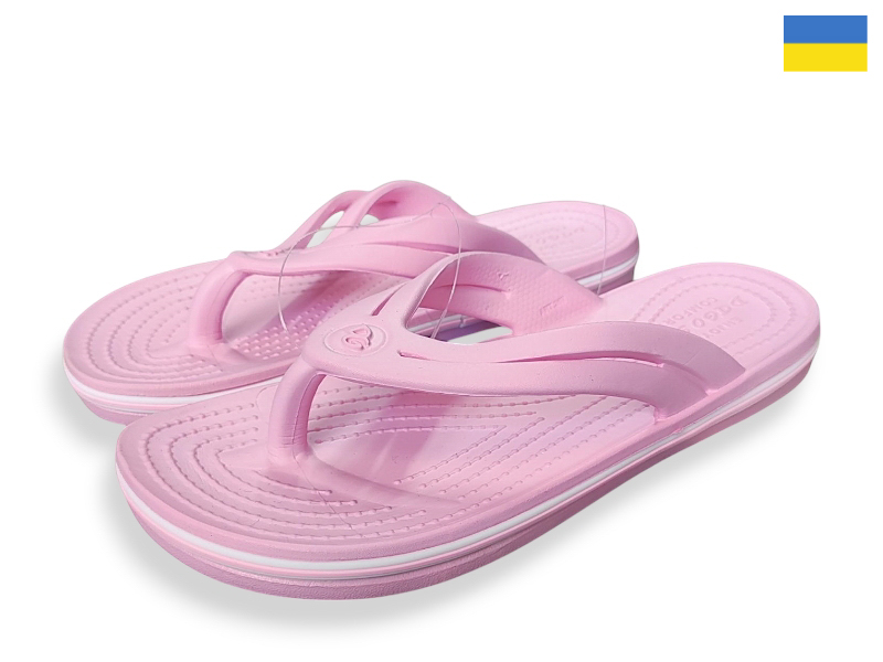 Шлепанцы Rai shoes (36-41) Вєтнамка жін.рожевий (лето)