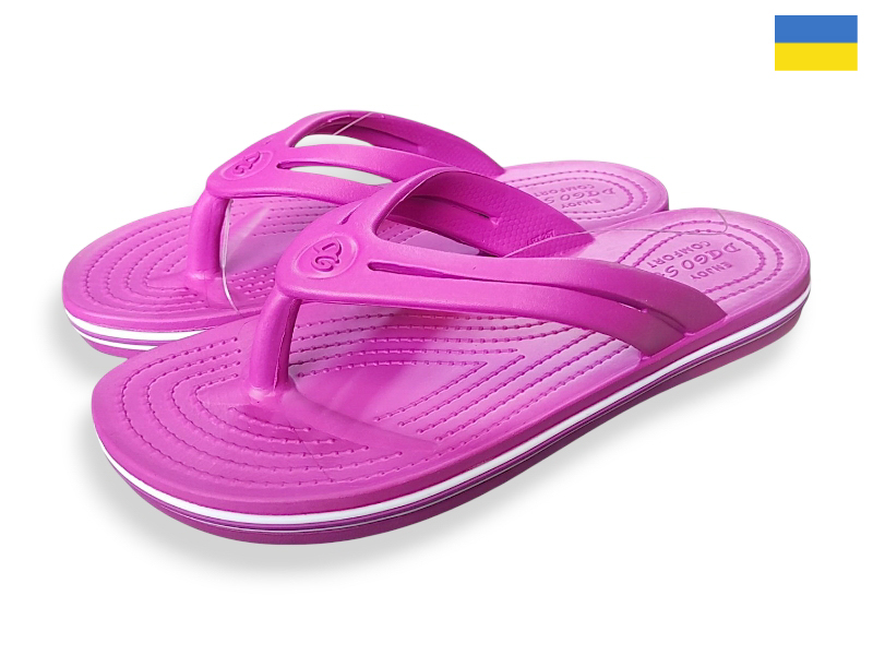Шлепанцы Rai shoes (36-41) Вєтнамка жін.ягідний (лето)