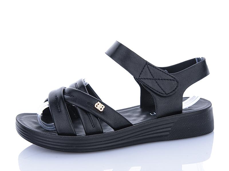 Босоножки OkShoes (37-42) 2503 black (лето)
