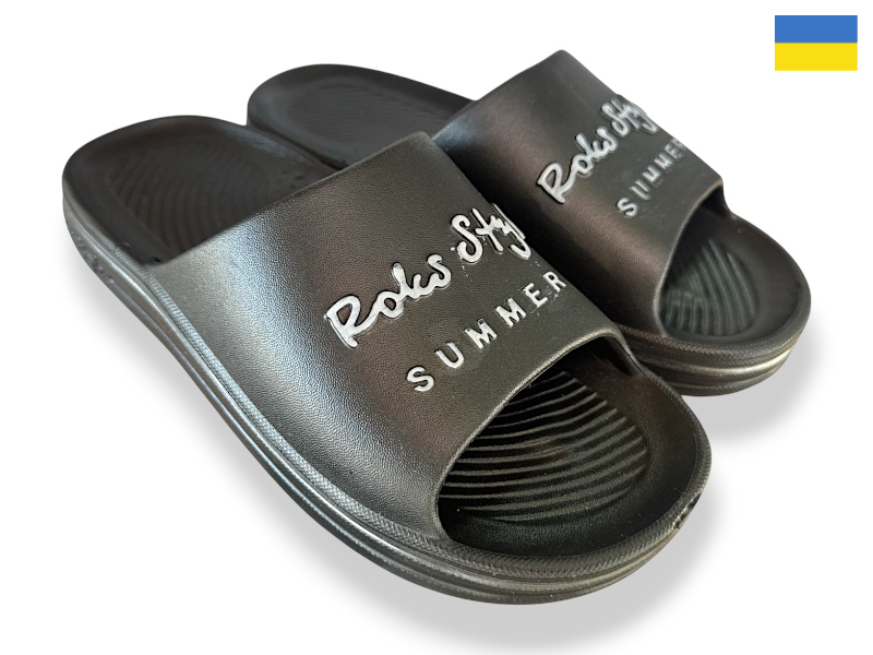 Шлепанцы Rai shoes (30-35) 506-010 чорний (лето)