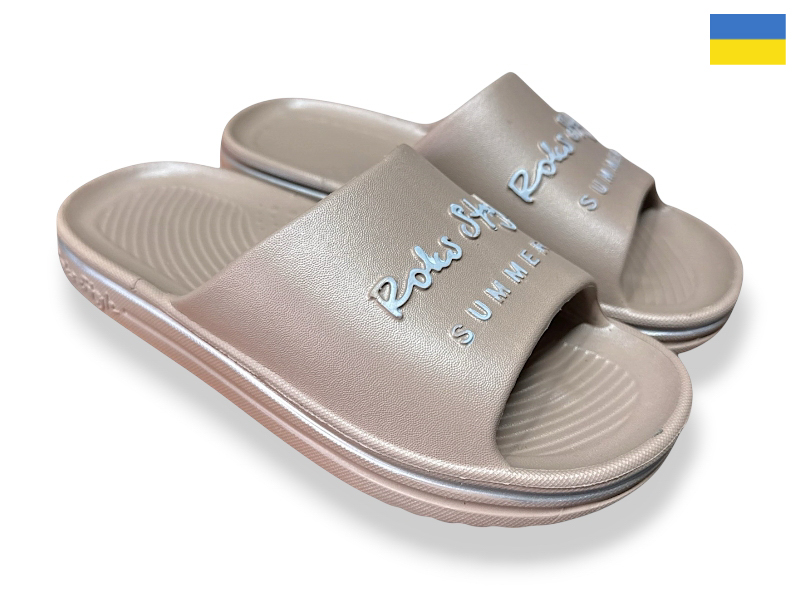 Шлепанцы Rai shoes (30-35) 506-020 коричневий (лето)