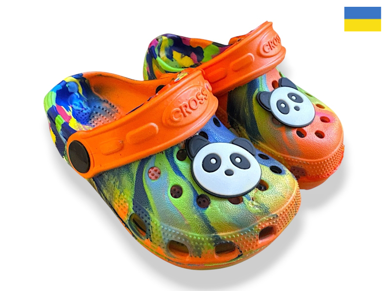 Кроксы Rai shoes (18-23) H1 папуга (лето)