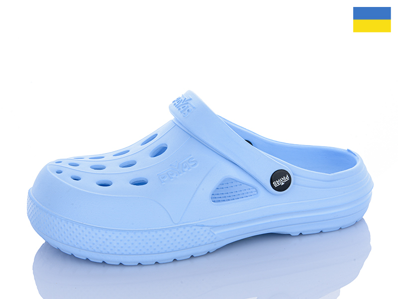Кроксы Sanlin2 (36-41) Крокси жін.блакитний (лето)