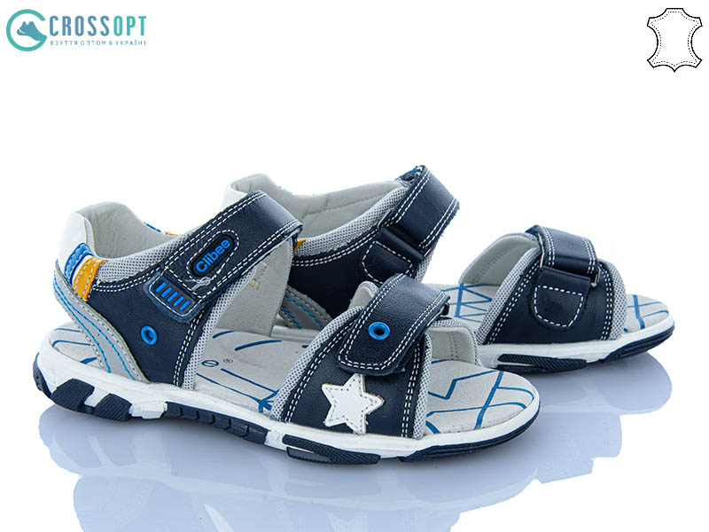 Босоножки CrossOpt (31-36) Z628 blue-l.blue (лето)