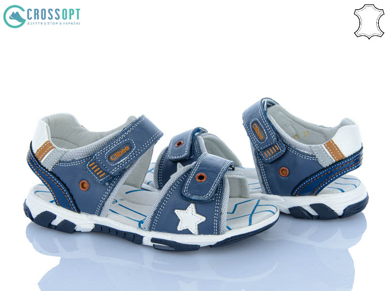 Босоножки CrossOpt (31-36) Z628 l.blue (лето)