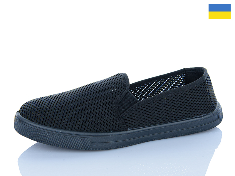 Кроксы Inblu (41-45) C3 сітка чорний (лето)