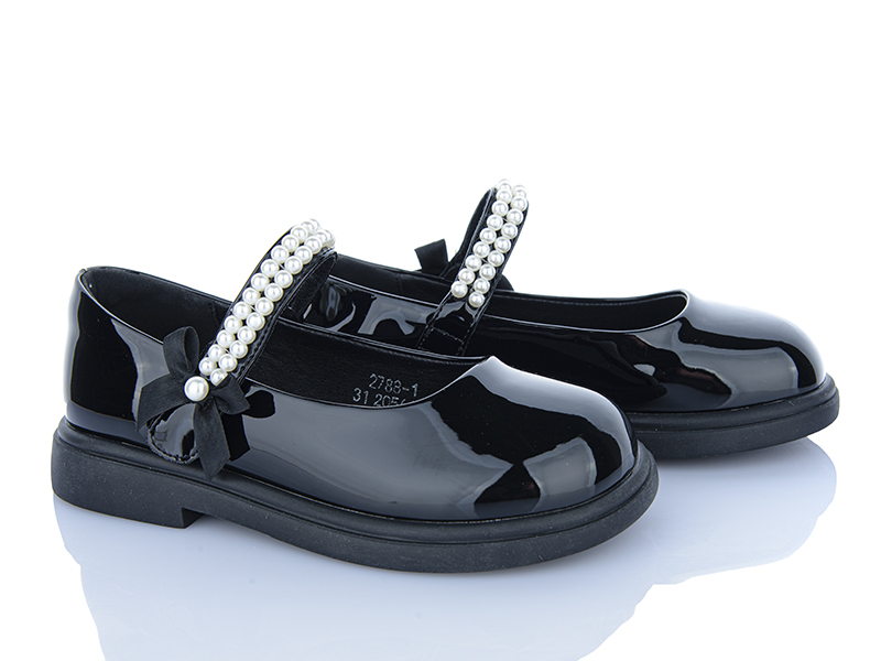 Туфли Clibee (31-37) A2788 black (деми)