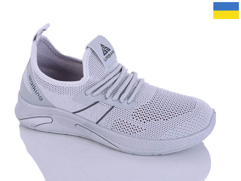 Кроссовки DeMur (36-40) 6730 сірий (лето)