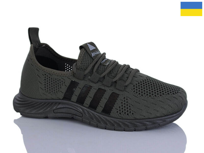 Кроссовки DeMur (36-41) 6731 хакі (лето)