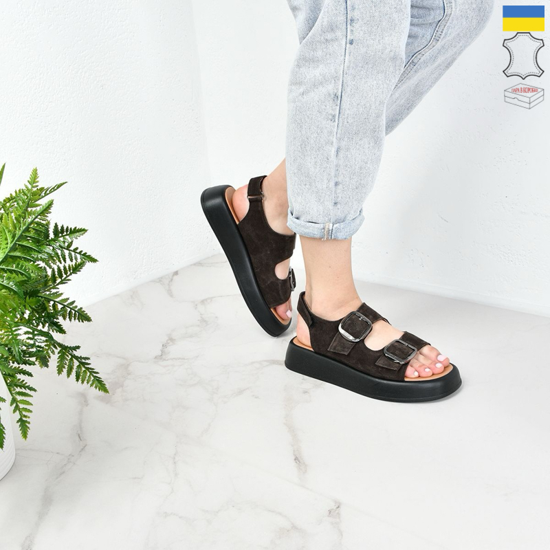 Босоножки Arto (36-41) 414 корич-з (лето)