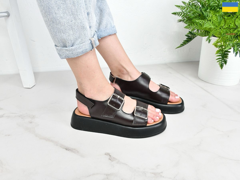 Босоножки Arto (36-41) 414 корич-шк. (лето)