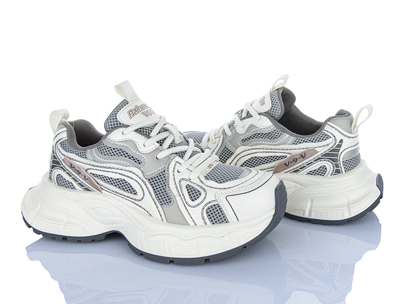 Кроссовки Clibee (35-40) AA11692 beige-grey (деми)
