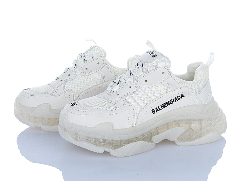 Кроссовки Clibee (36-40) AA222-1 white-beige (деми)