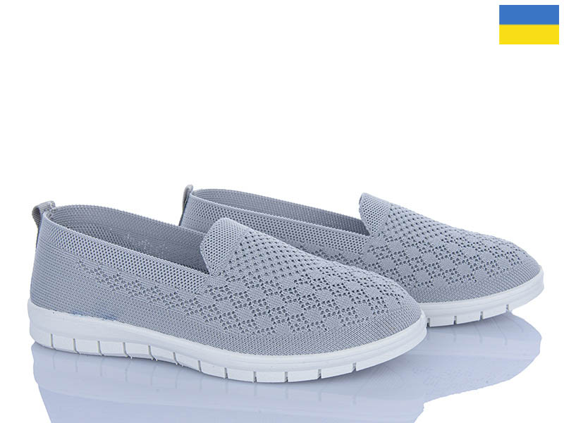 Туфли Львов База (36-41) B&R 310 св.сірий (лето)