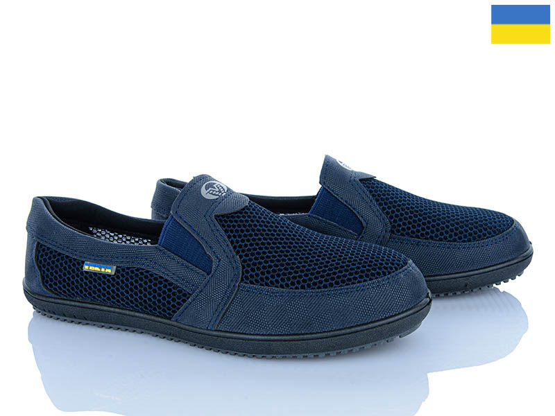Слипоны Львов База (41-45) Verta Т11 синій (лето)
