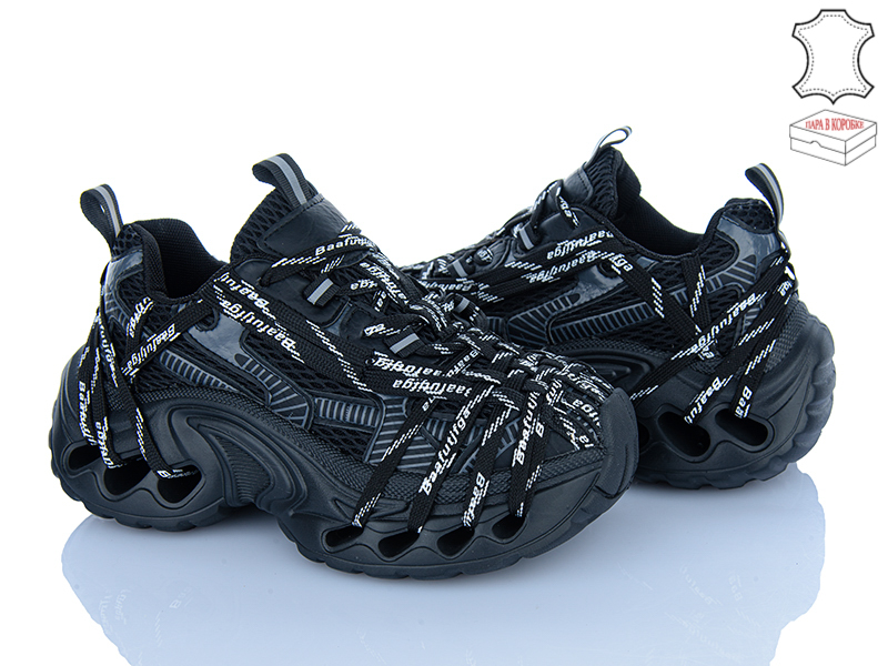 Кроссовки Ailaifa (36-41) 1685 black (деми)