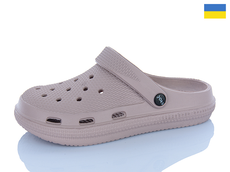 Кроксы Inblu (36-41) C98 бежевий (лето)