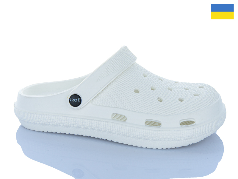 Кроксы Inblu (36-41) C98 молочний (лето)
