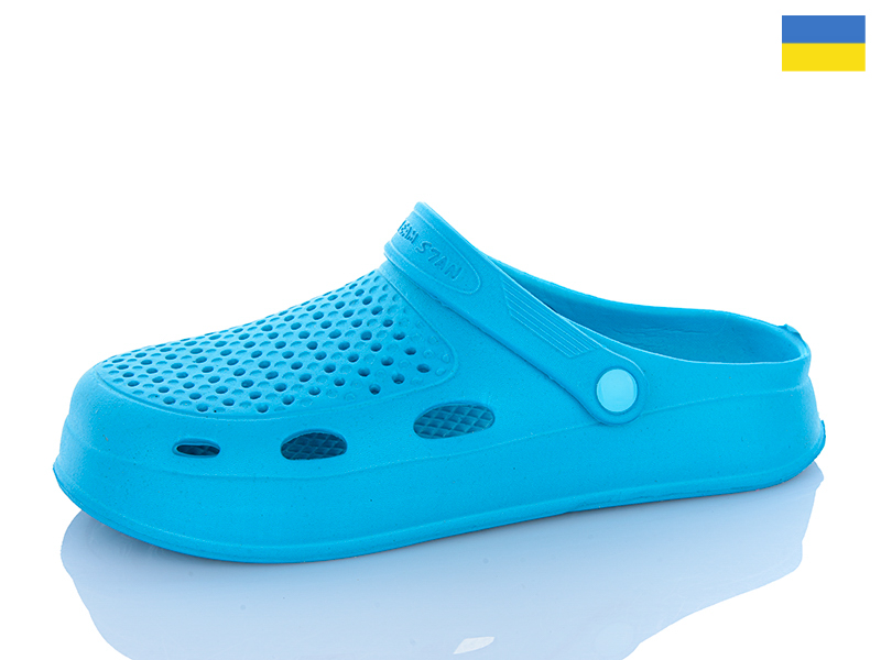 Кроксы Inblu (36-41) Сабо 8 бірюзовий (лето)
