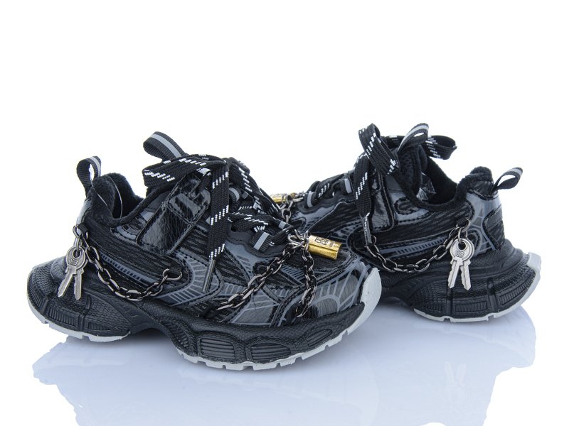 Кроссовки Clibee (27-30) 45-B8028 black (деми)