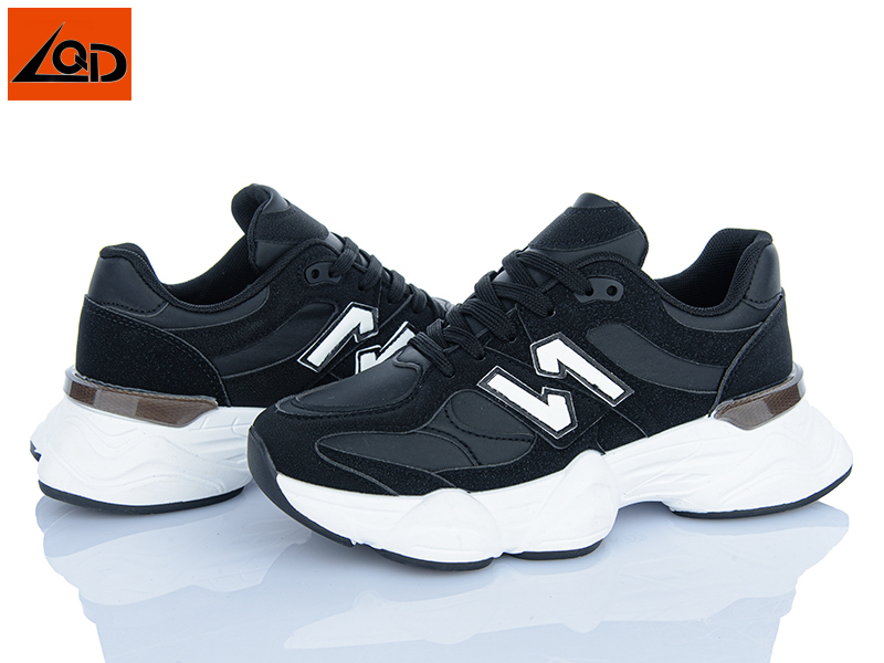 Кроссовки LQD (36-41) W788 black (деми)