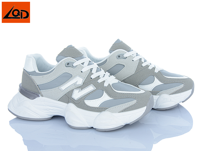 Кроссовки LQD (36-41) W788 l.grey (деми)
