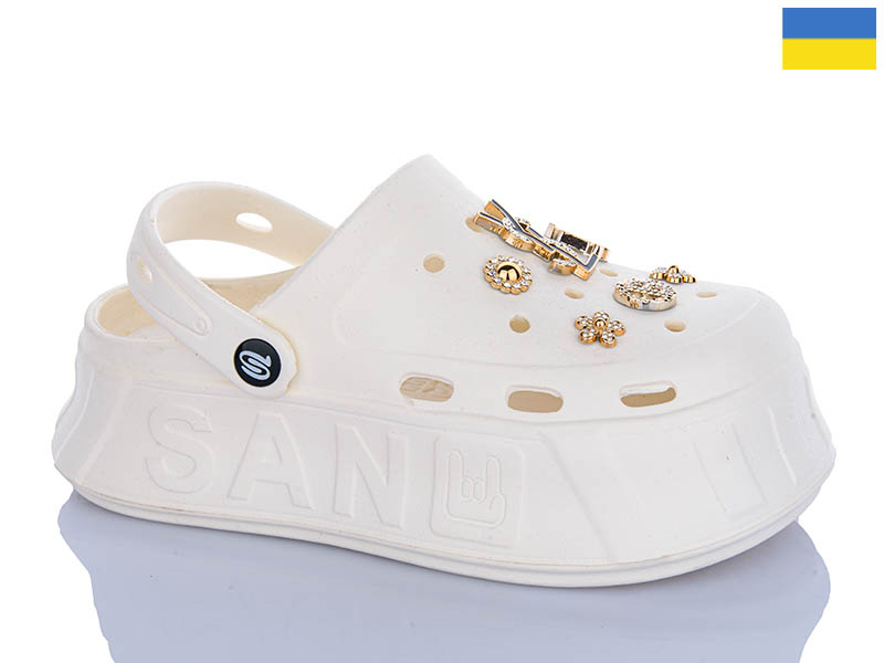 Кроксы Progress (36-40) 156-3 шампань (лето)