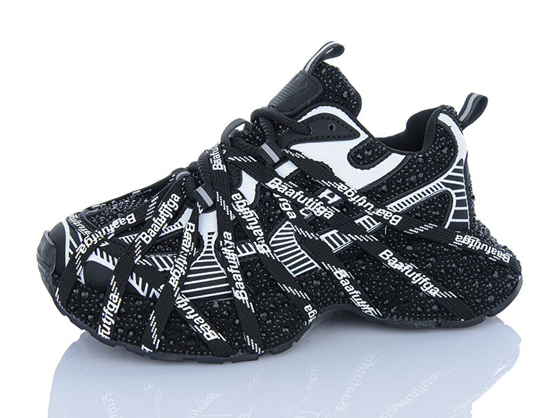 Кроссовки Dafuyuan (36-41) CK32 black (деми)