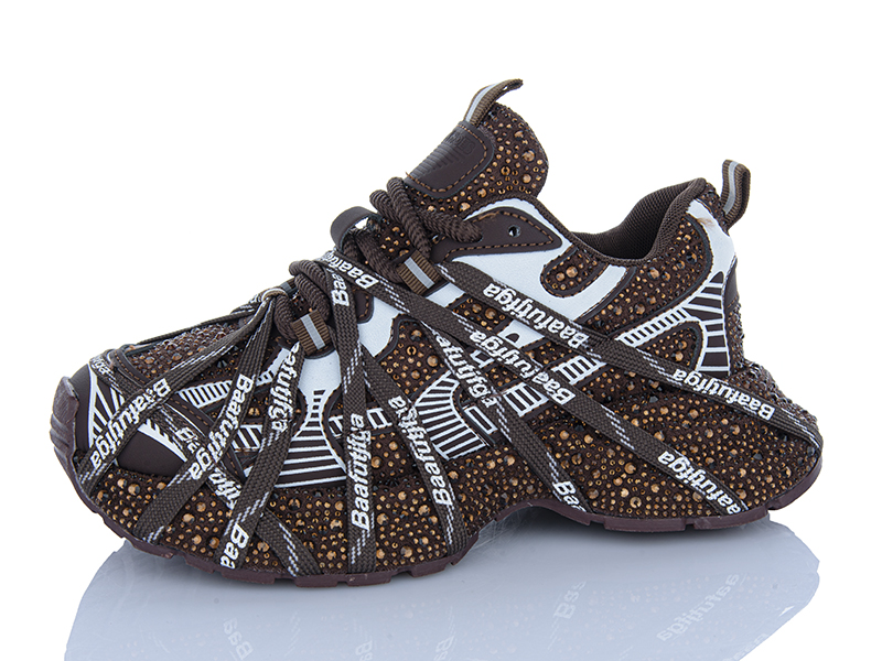 Кроссовки Dafuyuan (36-41) CK32 brown (деми)