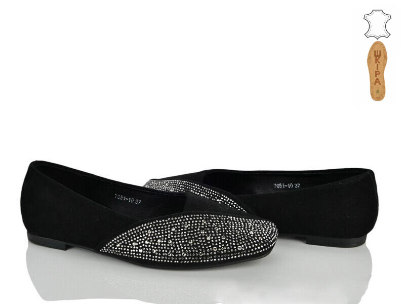 Балетки Бабочка (36-41) 7051-10 (лето)