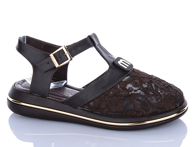 Босоножки Sali (36-40) 3000 коричневий (лето)