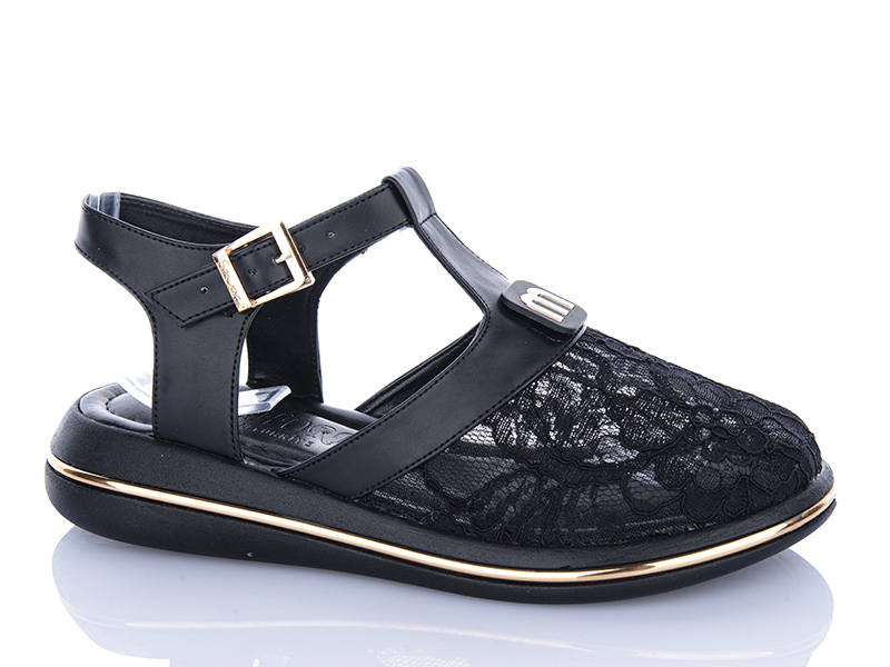 Босоножки Sali (36-40) 3000 чорний (лето)