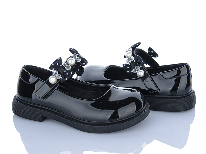 Туфли Clibee (31-37) A56601 black (деми)