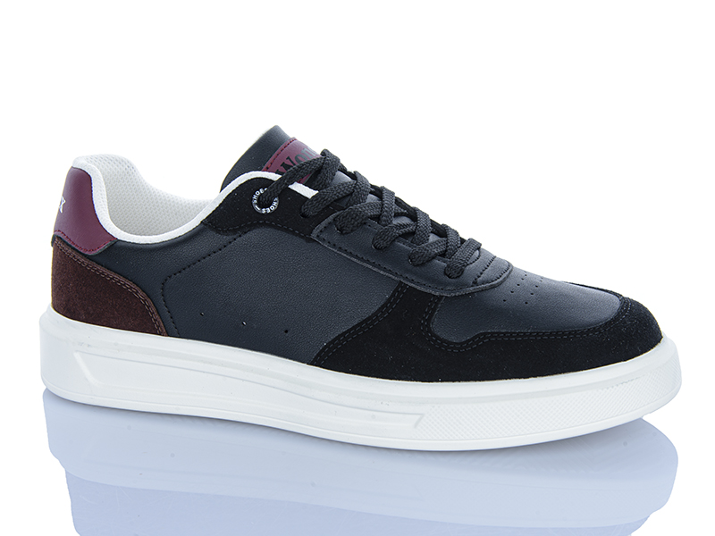 Кроссовки Violeta (41-45) 2028-23 black (деми)