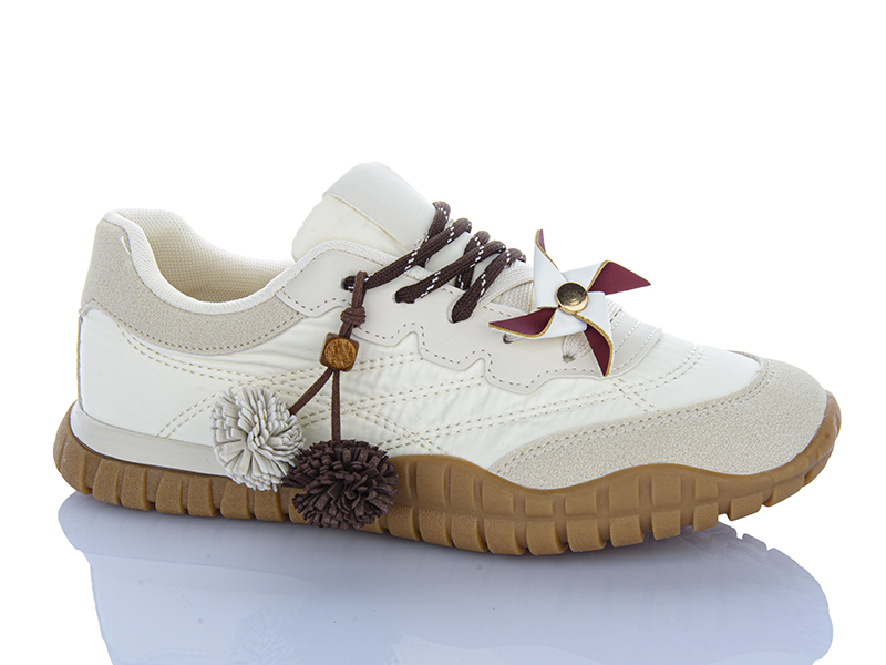 Кроссовки Violeta (36-41) 2028-7 beige (деми)