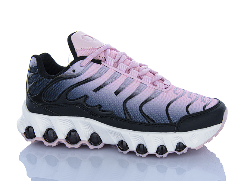 Кроссовки Violeta (36-41) 24-158 pink-black (деми)