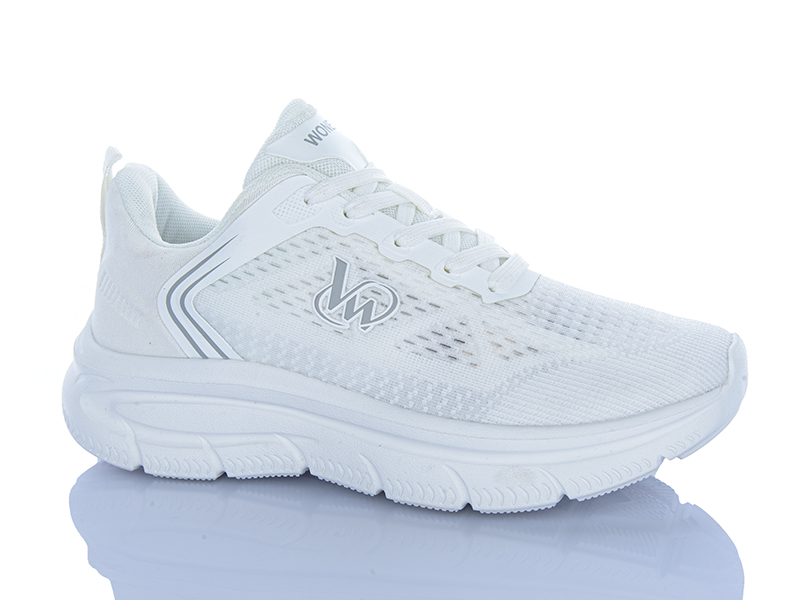 Кроссовки Violeta (36-41) 24-159 white (лето)