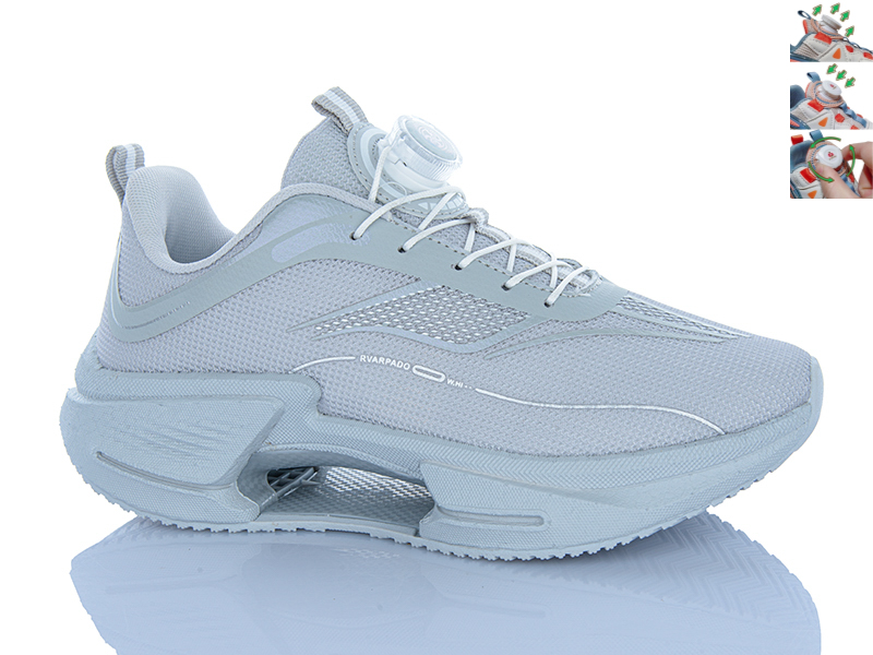 Кроссовки Violeta (36-41) 24-160 grey (деми)