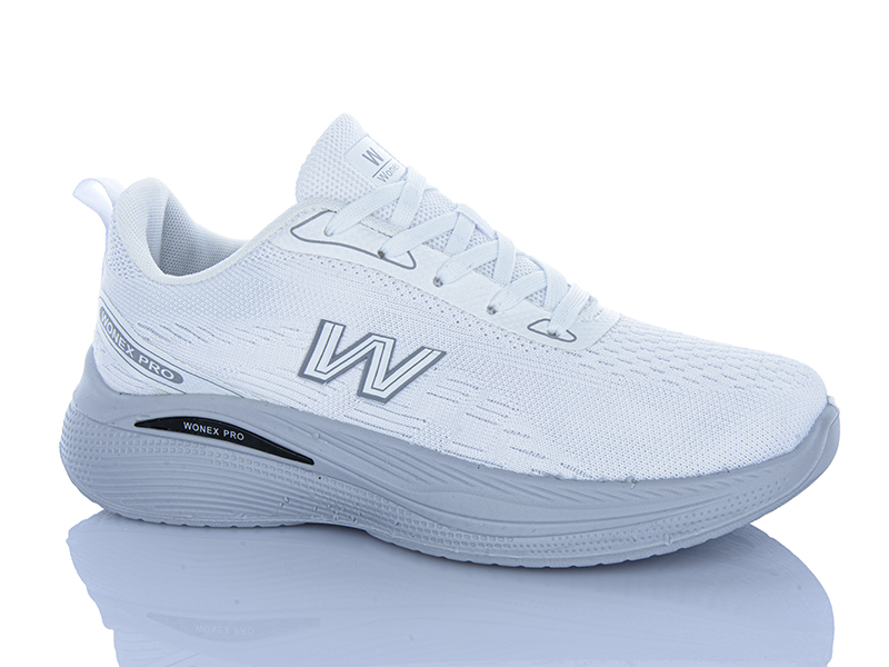 Кроссовки Violeta (41-45) 45-401 white (деми)