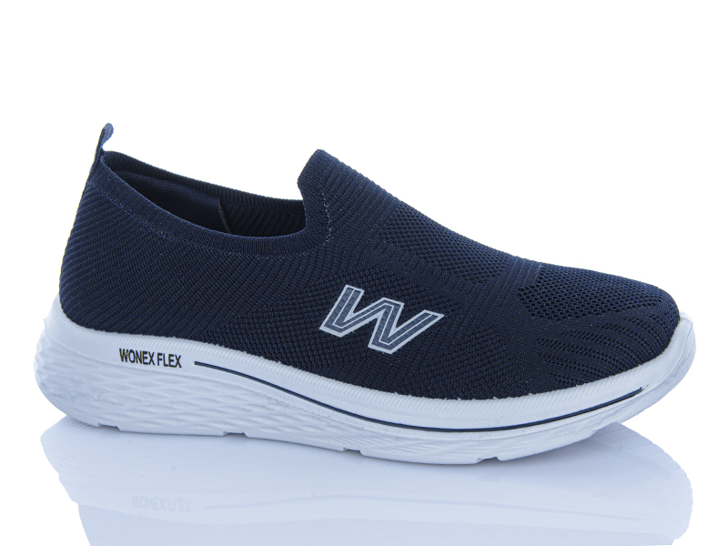 Кроссовки Violeta (45-48) 45-405 navy батал (лето)