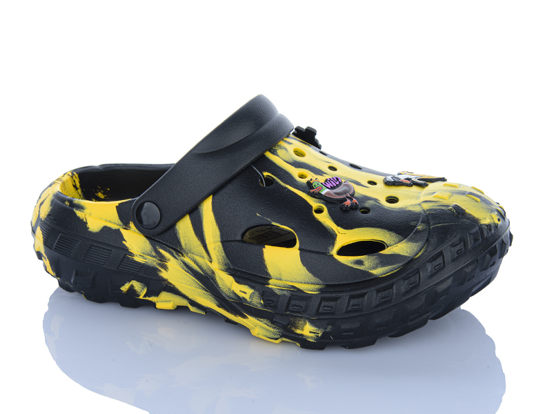 Кроксы Violeta (40-47) A509 black (лето)