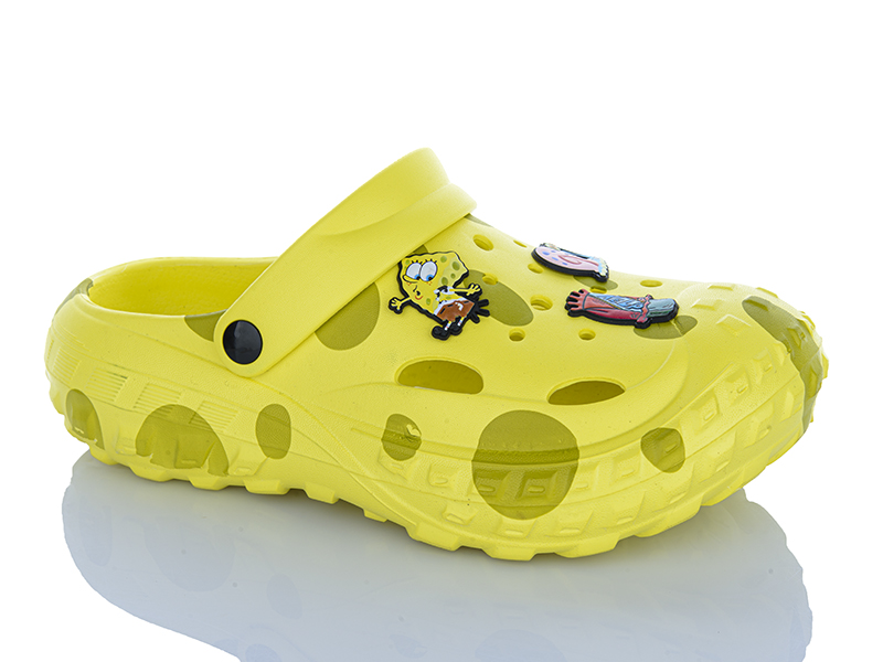 Кроксы Violeta (40-47) A509 yellow (лето)