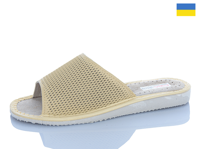 Тапочки Inblu (36-41) Перфорація жін.св.бежевий (лето)