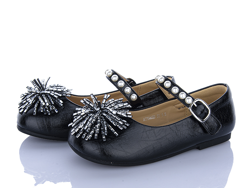 Туфли Clibee (31-37) A62001 black (деми)
