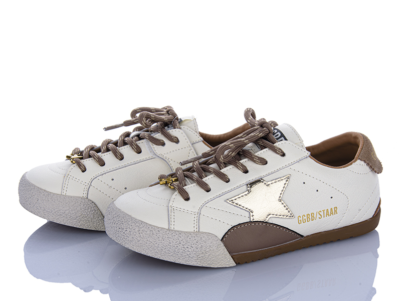 Кроссовки Clibee (31-37) S2621020 beige-brown (деми)